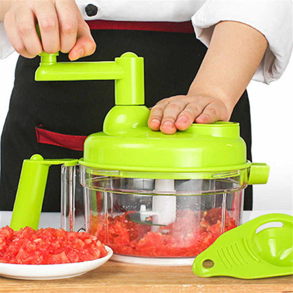 6 IN 1 Multifunction Speedy Vegetable Kitchen Hand Chopper – Zamara Mall