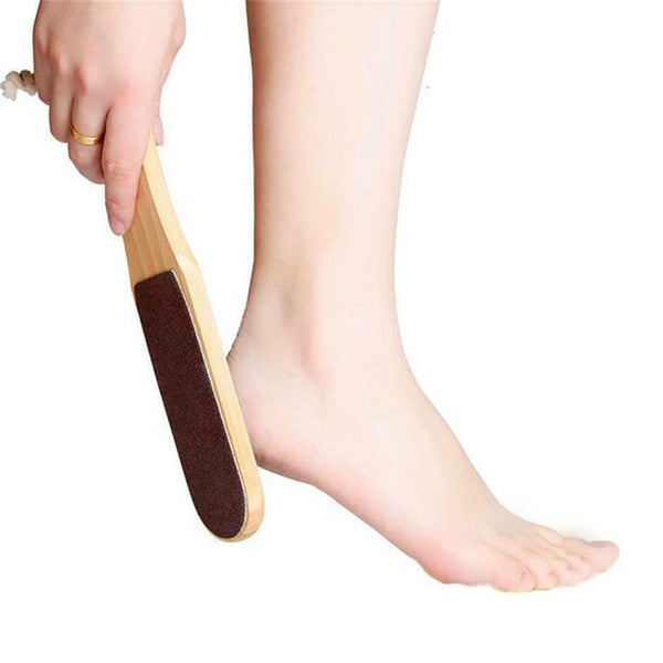 Care Tool Hard Pedicure Scraper Wooden Foot File – Zamara Mall