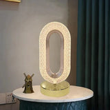 3 Modes Rechargeable USB Operated Luxurious Crystal Elegance Lamp