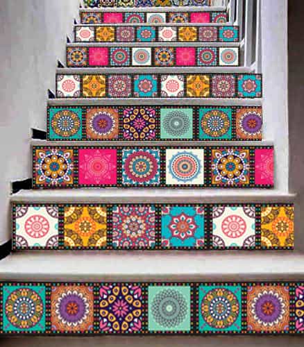 Buy 12 pcs home decor tile stickers self adhesive at best price in Pakistan