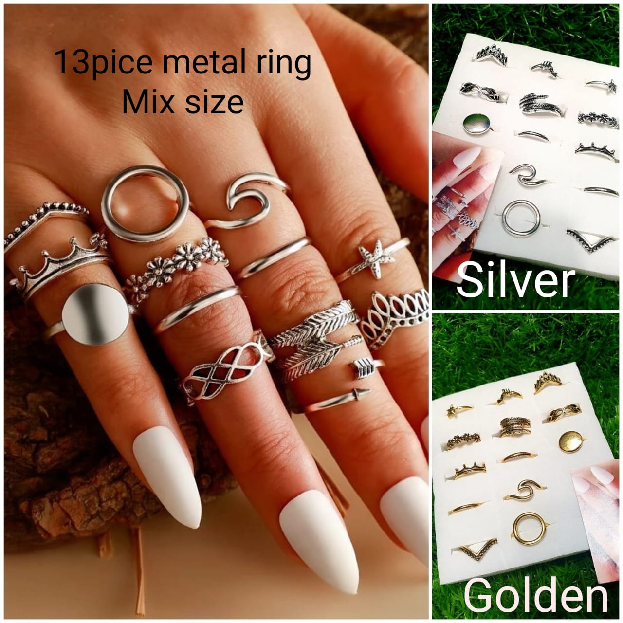 13Pice Metal Ring In Pakistan