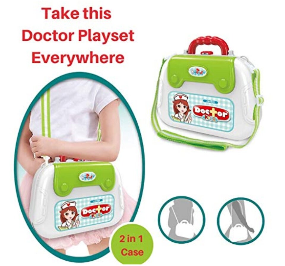 2 in 1 Doctor Set Toy In a Hand Bag for Kids In Pakistan