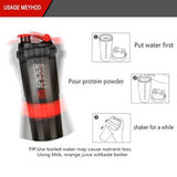 3 in 1 three layers spider protein mixing sports bottle In Pakistan