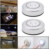 3 LED Wireless Night Light Battery Operated Tap Touch Lamp Stick-on Light In Pakistan