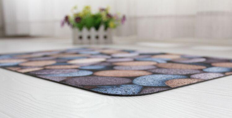 Cobblestone Patterned Bathroom Rug, 3d Big Feet Indoor Mat, Entrance Door  Mat, Carpet Non-slip Mat Indoor Mat - Temu