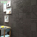 3D Brick Stone Wall Sticker Self-Adhesive Foam  70*77cm