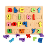 3D Uppercase/lowercase Alphabet wooden Board In Pakistan