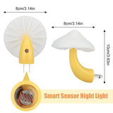3Pcs LED Mushroom Night Light, TSV Plug in Wall Lamp, 7-Color Changing In Pakistan