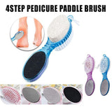 4 step Pedicure Paddle Foot Scrubber - ( Pack Of 2 )