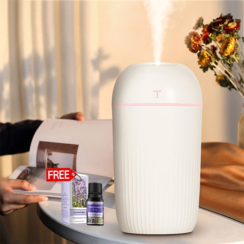 420ml Air Humidifier with Scent Oil Cool Mist Aroma Diffuser Room Humidifier Air Purifier Freshener In Pakistan