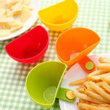 4pcs Multi-Purpose Mini Kitchen Plate Partners Plastic Clip Bowl Cup(Multi Color) In Pakistan
