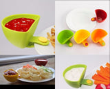 4pcs Multi-Purpose Mini Kitchen Plate Partners Plastic Clip Bowl Cup(Multi Color) In Pakistan