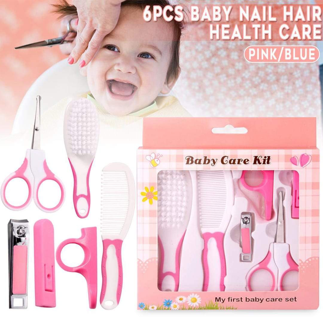 1/2/5/6pcs/Set Baby Care Kit Infant Kids Grooming Brush Comb Child