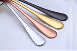 6PCS Spoons Stainless Steel Cutlery Set Serving  Spoons Set Colorful Unique  Spoons In Pakistan