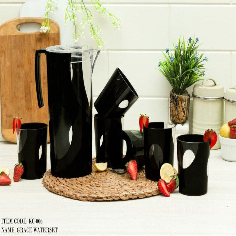 7 Pcs Grace Water Set (Random Color) In Pakistan