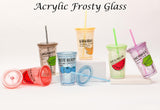 Acrylic Frosted Glass jelly Glass each ( Random Colours) In Pakistan