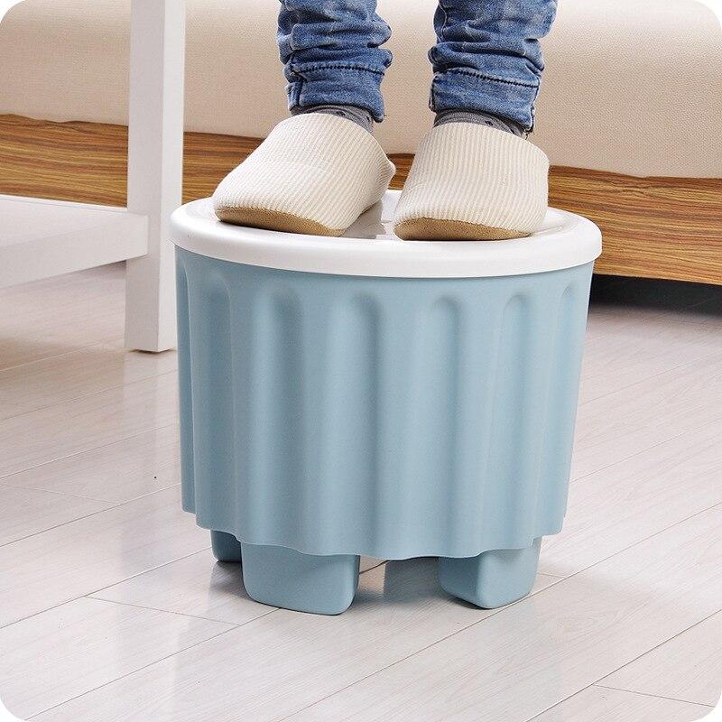 Storage best sale stool plastic