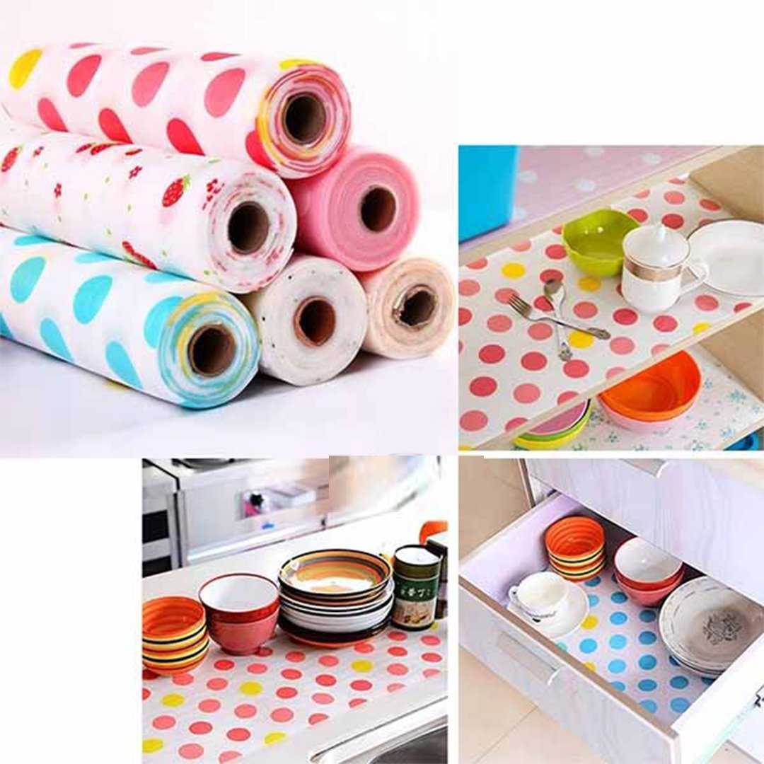 4pcs Kitchen Drawer Liner Mat, Waterproof And Oil-proof, Non-adhesive Cupboard  Cabinet Shelf Contact Paper, For Cabinets, Shelves, Drawers, Dressers,  Desks, And More