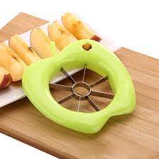 Apple Slicer Stainless Steel Fruit Divider Blade Cutter ( Random Color ) In Pakistan