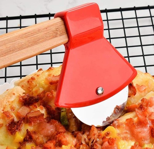 Axe Shape Pizza Cutter ( Random Colors ) In Pakistan