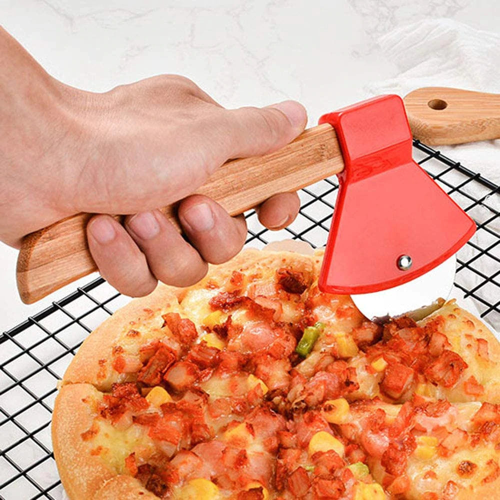 Axe Shape Pizza Cutter ( Random Colors ) In Pakistan