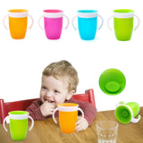 Baby Learning Drinking Cup With Double Handle (Random Color) In Pakistan