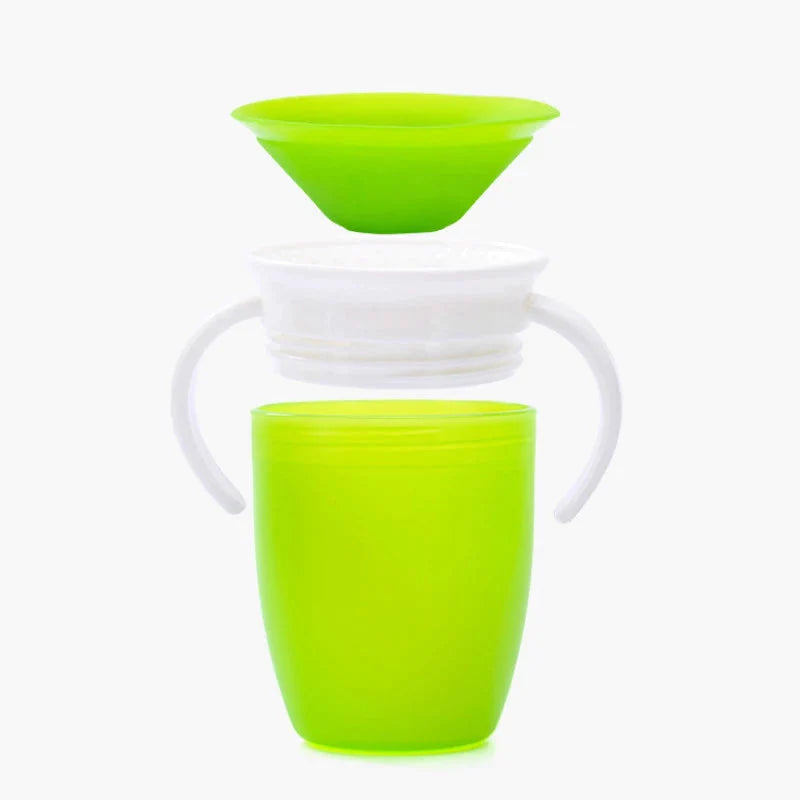 Baby Learning Drinking Cup With Double Handle (Random Color) In Pakistan