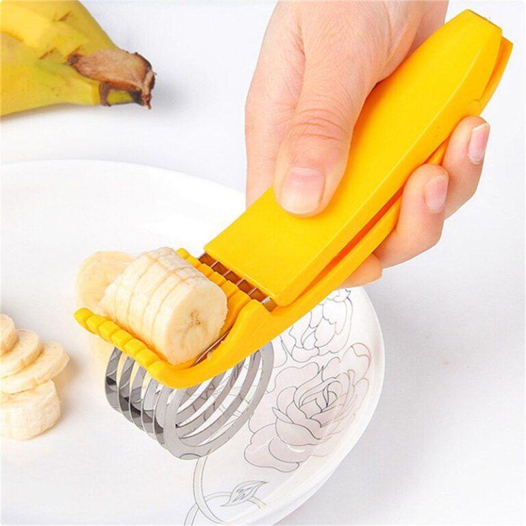 MEETT Fruit Slicer One Push Convenient Fruit Cutter Multiuse Fruit