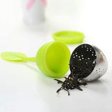 Bekith Tea Infuser - Silicone Handle Stainless Steel Strainer Drip Tray Included In Pakistan
