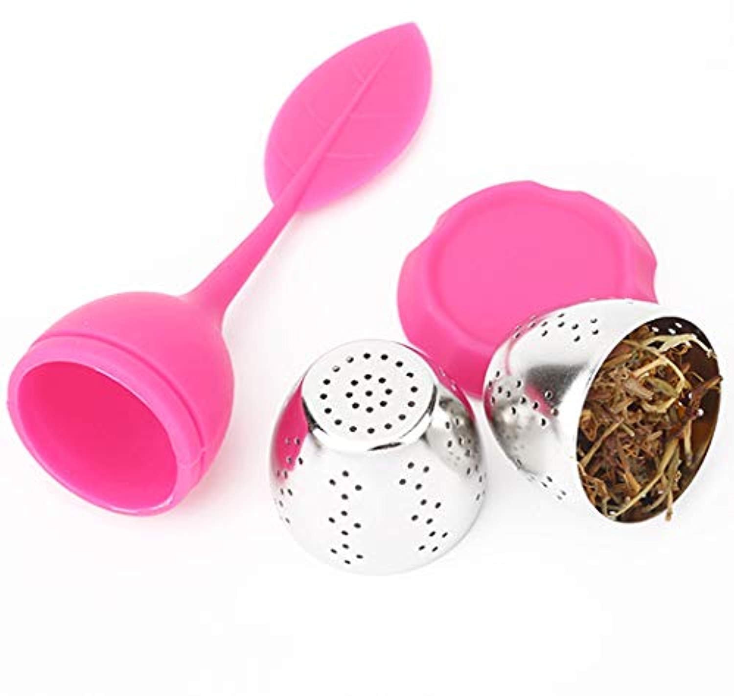 Bekith Tea Infuser - Silicone Handle Stainless Steel Strainer Drip Tray Included In Pakistan