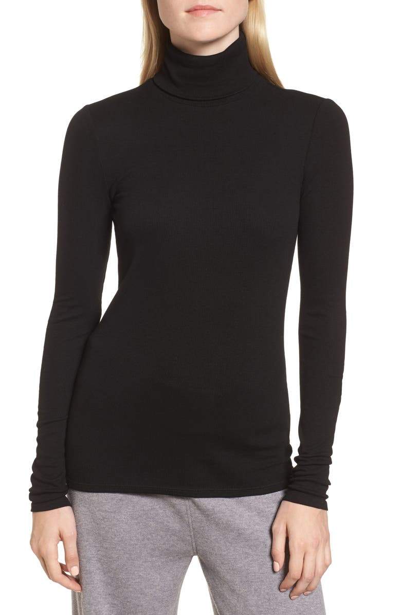 Black Turtle Neck Long Sleeve Knitted High Neck In Pakistan
