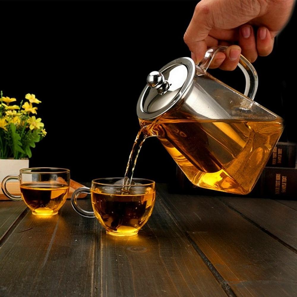 Borosilicate Glass Teapot Stainless Steel Infuser and Lid In Pakistan
