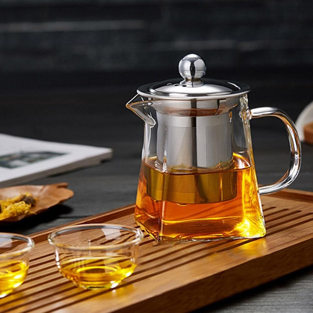 Borosilicate Glass Teapot Stainless Steel Infuser and Lid In Pakistan