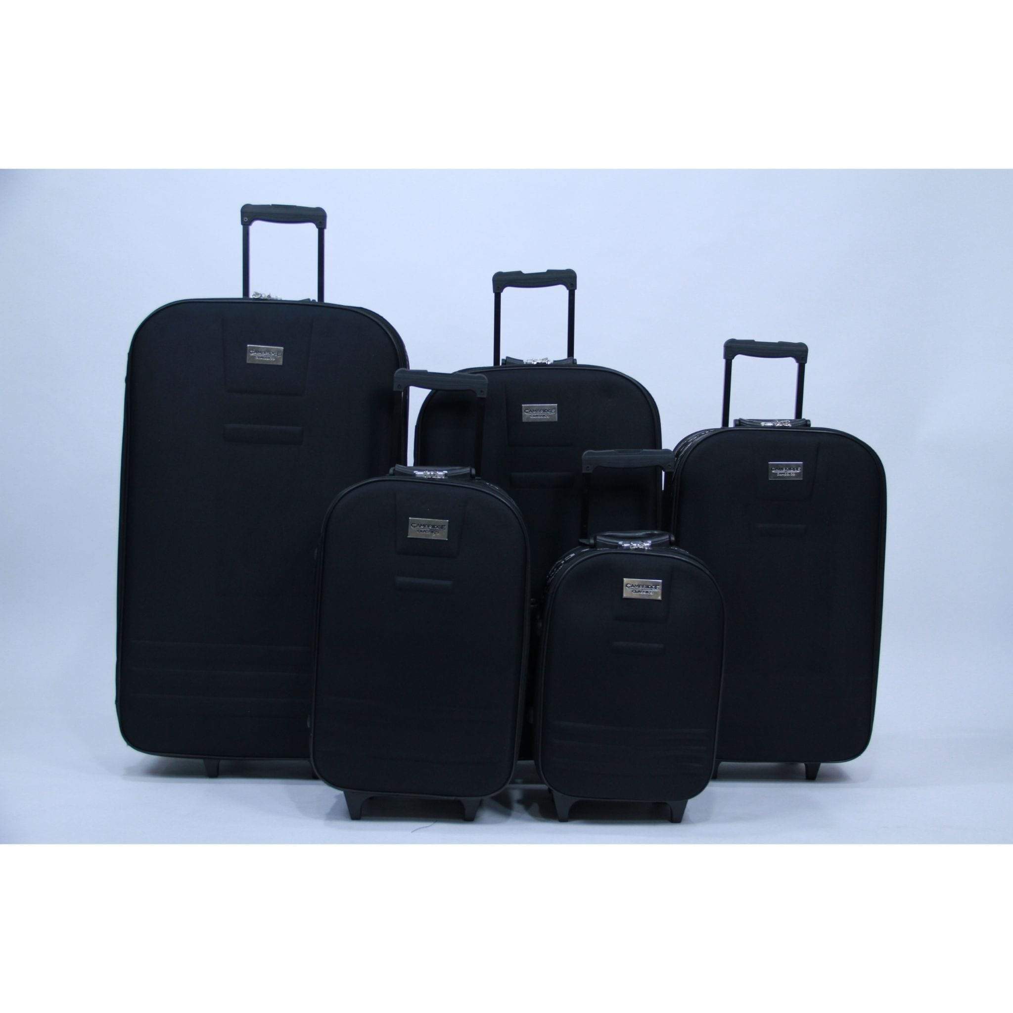 Cambridge Classic 5 Piece Luggage Set- Get Black In Pakistan