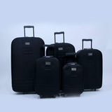 Cambridge Classic 5 Piece Luggage Set- Get Black