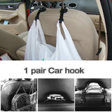 Car Back Seat Headrest Double Hook Hanger Holder Coat Grocery Bags Organizer In Pakistan