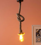 Ceiling Hanging Vintage and Rustic Rope Light
