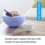 Creative lazy Snack Bowl With Phone Holder In Pakistan