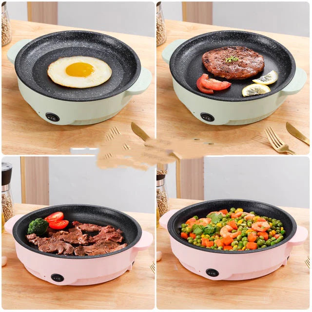 Electrical Baking BBQ Grill Non Stick Frying Pan (Random Color) In Pakistan