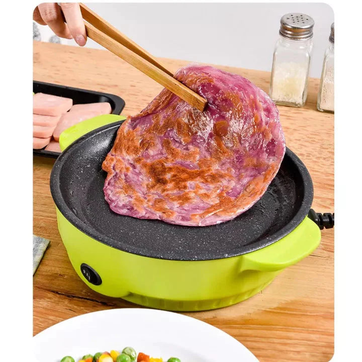 Electrical Baking BBQ Grill Non Stick Frying Pan (Random Color) In Pakistan