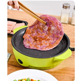 Electrical Baking BBQ Grill Non Stick Frying Pan (Random Color) In Pakistan