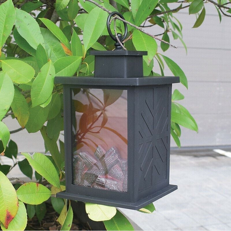 Fireplace Lantern Candle Flameless Holder Charcoal Flame In Pakistan