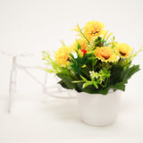 Flowers Artificial Nostalgic Bicycle Décor Plant Stand In Pakistan