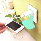 Foldable Cell Phone Charging Rack Holder Wall Charger Adapter Hanger Shelf In Pakistan