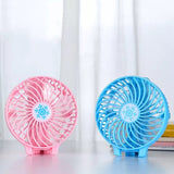 Foldable Hand Fans Battery Operated Rechargeable Handheld Mini Fan (Random color) In Pakistan