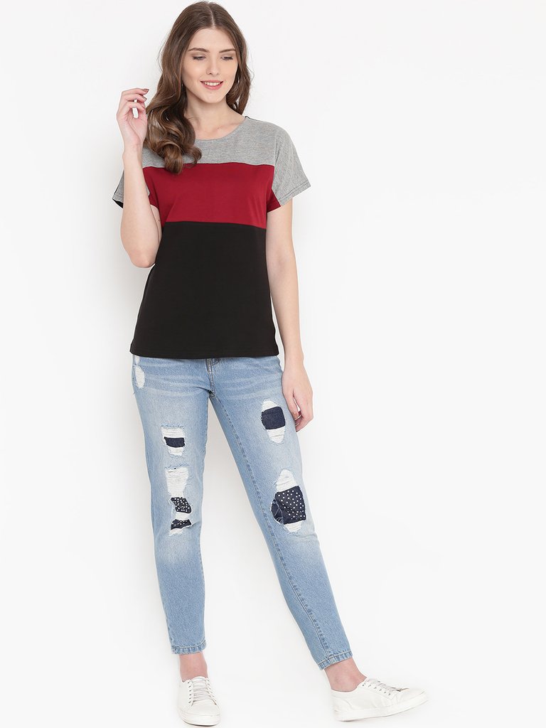 Half shoulder shirt online for girl