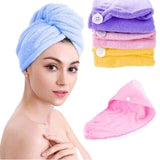Hair-Drying Wrap Towel - ( Pack Of 4 )