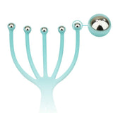 Head Massager Scalp Neck Comb Roller Five Finger Claws Steel Ball Hand Held Relax SPA Hair Care In Pakistan