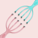 Head Massager Scalp Neck Comb Roller Five Finger Claws Steel Ball Hand Held Relax SPA Hair Care In Pakistan
