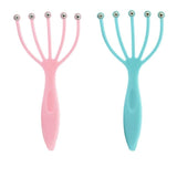 Head Massager Scalp Neck Comb Roller Five Finger Claws Steel Ball Hand Held Relax SPA Hair Care In Pakistan